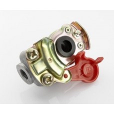 Levegőkuplung M16x1.5 pótkocsis szelep nélüli, piros